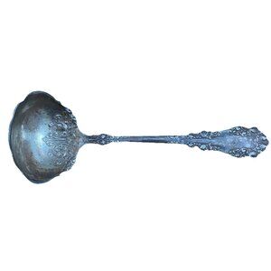 Vintage 1847 Rogers Bros A1 Silver Plated Ornate Ladle Serving Spoon